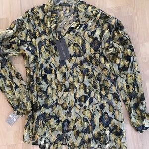 Alberta Ferretti 1980s silk jade haute couture NEW